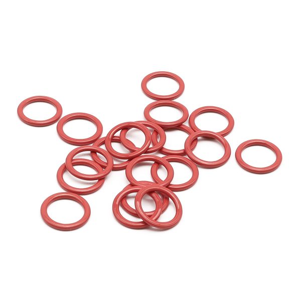Кольца для бюстгальтера металл ⌀8.0 мм, 20 шт, C820 красный, ГВ800