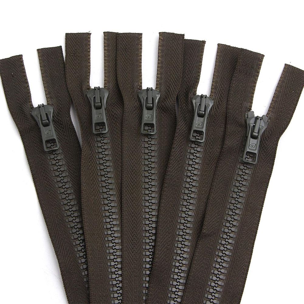 Молния трактор Arta Т6 (6 мм) 2 зам., разъем., 75 см, цв. 175 т.хаки, уп.5 шт