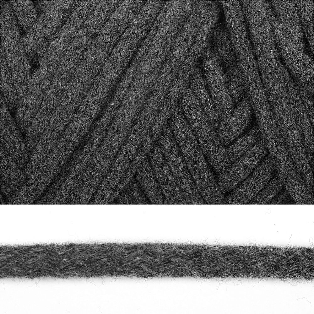 Шнур круглый х/б ⌀8.0 мм / 50 метров, с наполнителем, 2203 т.серый Шнур круглый х/б ⌀8.0 мм / 50 метров, с наполнителем, 2203 т.серый