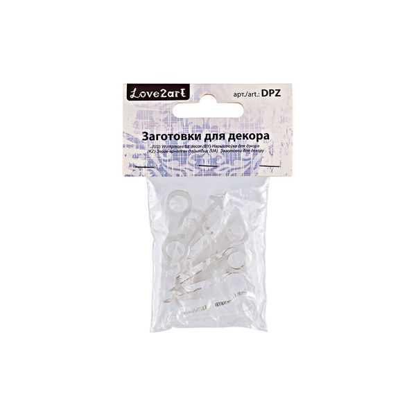 Заготовка из пенопласта Крепление для, акрил 3 см, 10 шт, 01 Love2Art, DPL-10 Love2art