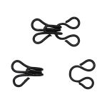 Крючки пришивные 11.5х6.5 мм, №0, оксид 0300-4001, 24 шт