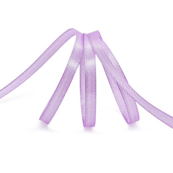 Лента атласная 1-сторонняя 6.0 мм / 22.86±1 метров, 162 ярко-сиреневый, Globus