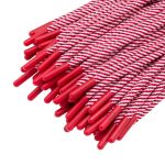 Шнурки круглые двухцветные 5 мм / 135 см, 100 шт, 06 красный/белый, 3AR2803
