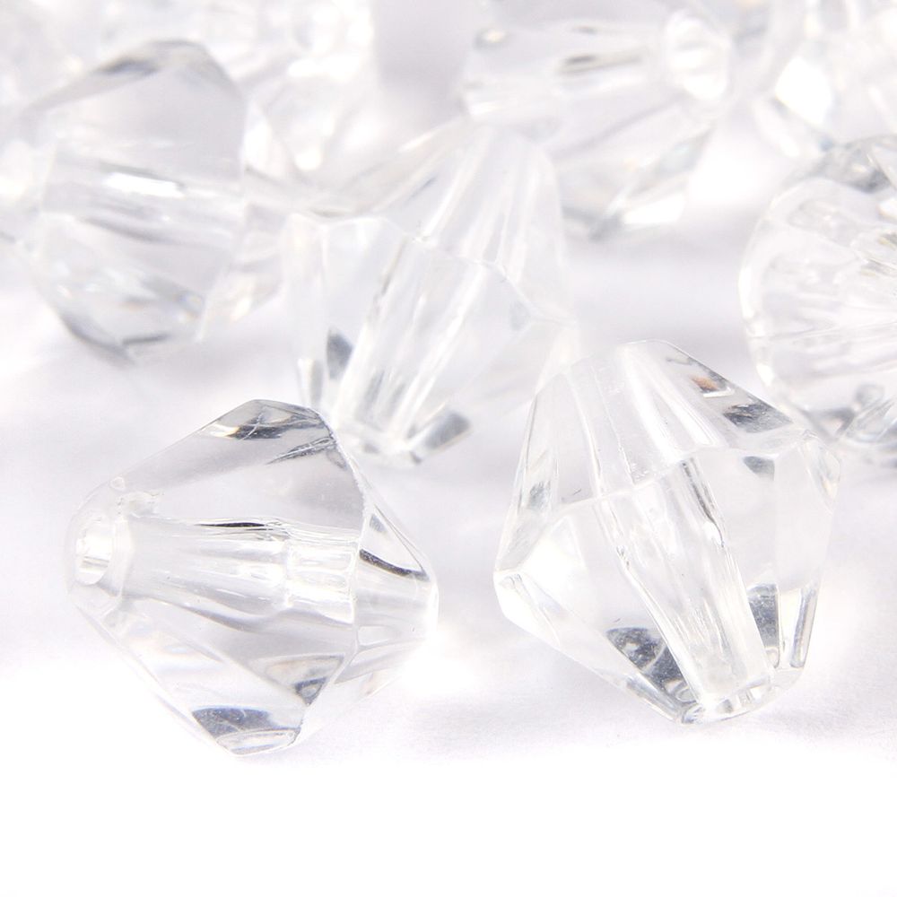 Бусины акрил ⌀10 мм, 25 г, ромбовидные, Astra&Craft, 1