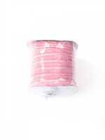 Лента бархатная (тесьма) 10.0 мм / 22.86±1 метров, арт.10VR75 нейлон цв.розовый