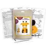 Набор для вязания игрушки Miadolla AMG-MN-0146, Жирафик, 11 см