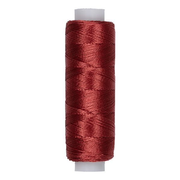 Нитки вышивальные Gamma V150/2, 10х200 ярдов, 3049 красно-коричневый