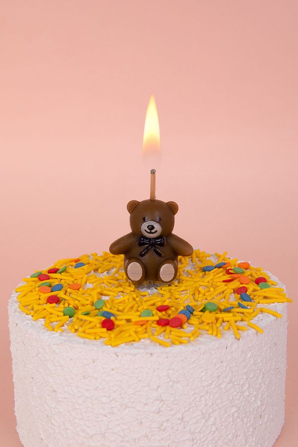 Свеча для торта Медвежонок, 5.7 г, 12 шт, Boomzee BCD-27