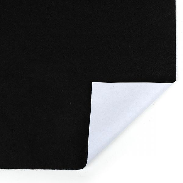 Набор клеевого листового фетра (мягкий) For Hobby 1/8 мм, 20х30см арт.FLT-SA13 уп.10 листов цв.белый/черный