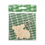 Заготовка для декорирования С любовью 8,4х6,9х0,3см, Астра