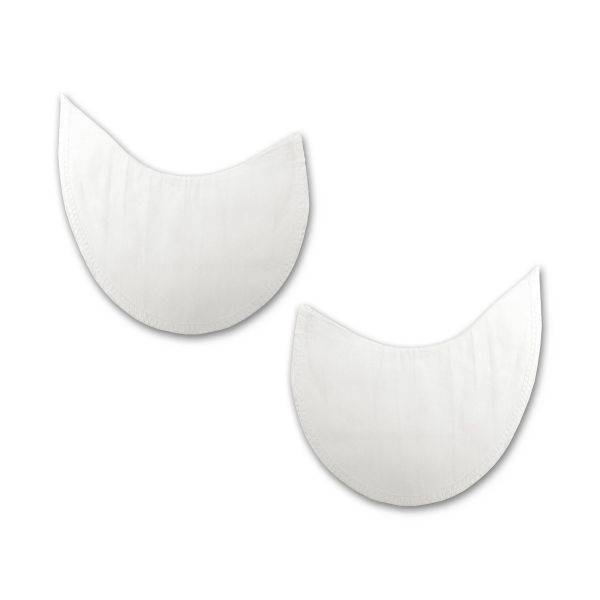 Подмышечники 14.5х9 см, средние, белый, Blitz DES-02