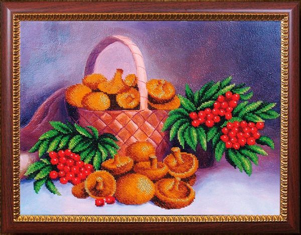 Набор для вышивания бисером Магия канвы, Осенний натюрморт 39х29 см