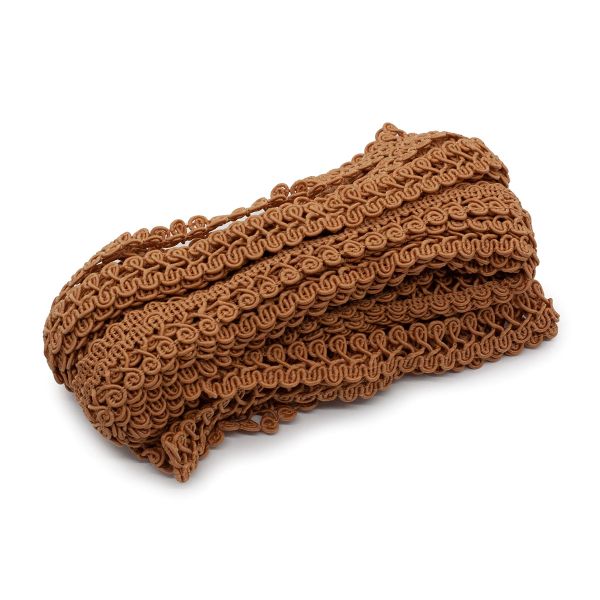 Тесьма отделочная вязаная 15 мм, 10 м, бежевый