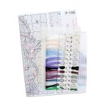 Набор для вышивания нитками МП Студия, на пластиковой канве Пьеро 18х10 см