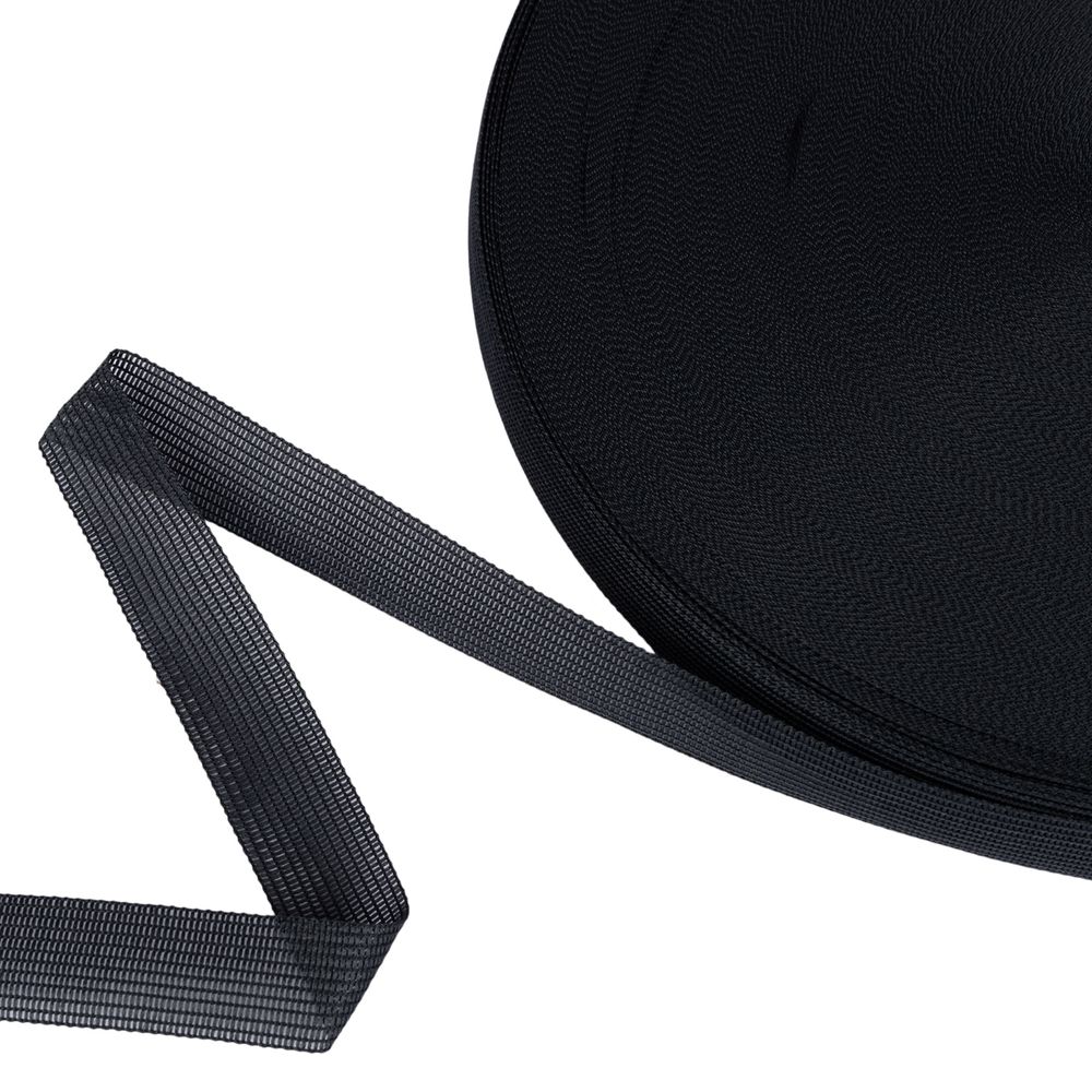 Тесьма (лента) окантовочная 18 мм / 100 метров, т.серый, Gamma 018 О ЦВ