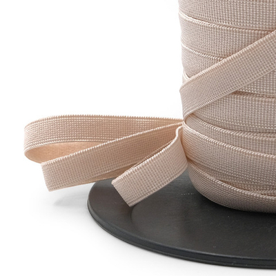 Резинка бельевая (бретелечная) матовая 8.0 мм / 50 метров, пудровый, (МL195.008)