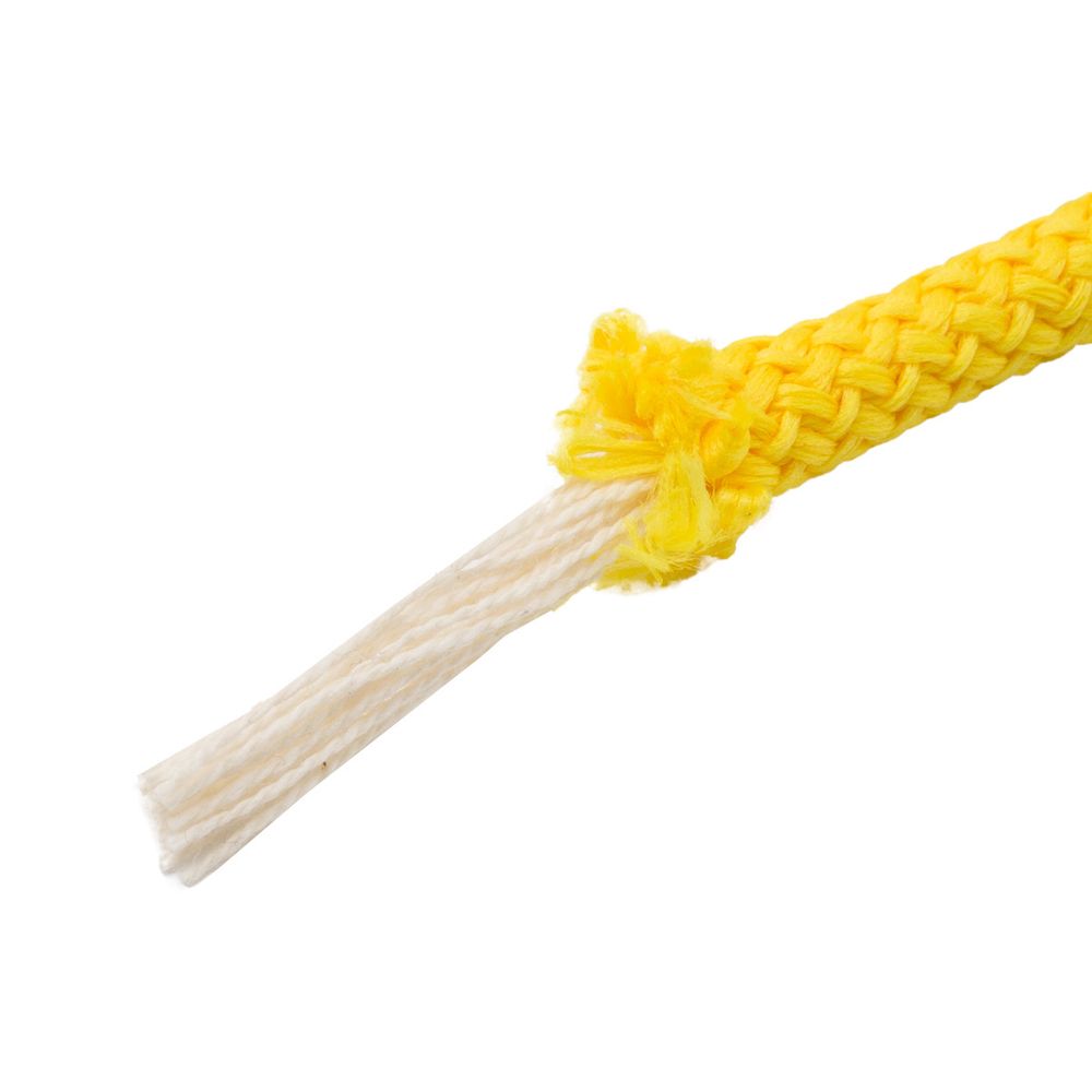 Шнур отделочный ⌀7.0 мм / 100м (хлопок 21%, полиэстер 79%) (желтый), Р5286