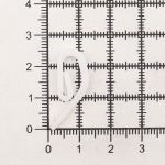 Крючки шторные для карниза 26.5 мм, улитка усиленные, пластик, белый, 100 шт/упак