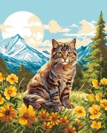 Картина по номерам Фрея PNB/PL-251, Кот на природе, 50х40 см