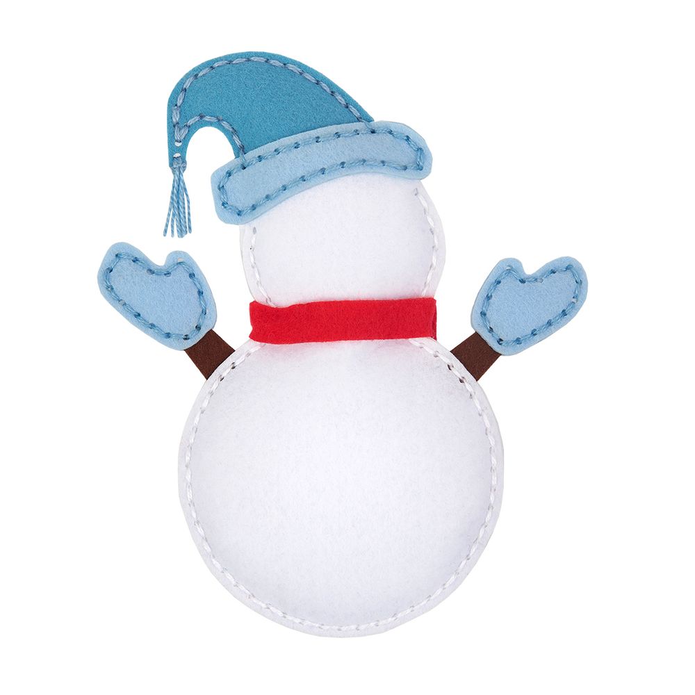 Набор для шитья игрушки Снеговичок 15 см, Miadolla KD-0430