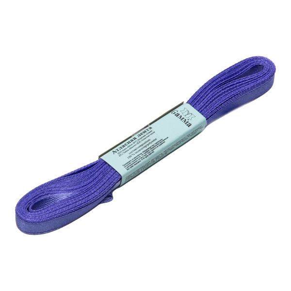 Лента атласная 1-сторонняя 6.0 мм / 10 шт по 5.4 метра, №530L(17-3938) лавандовый, Gamma AL-6P