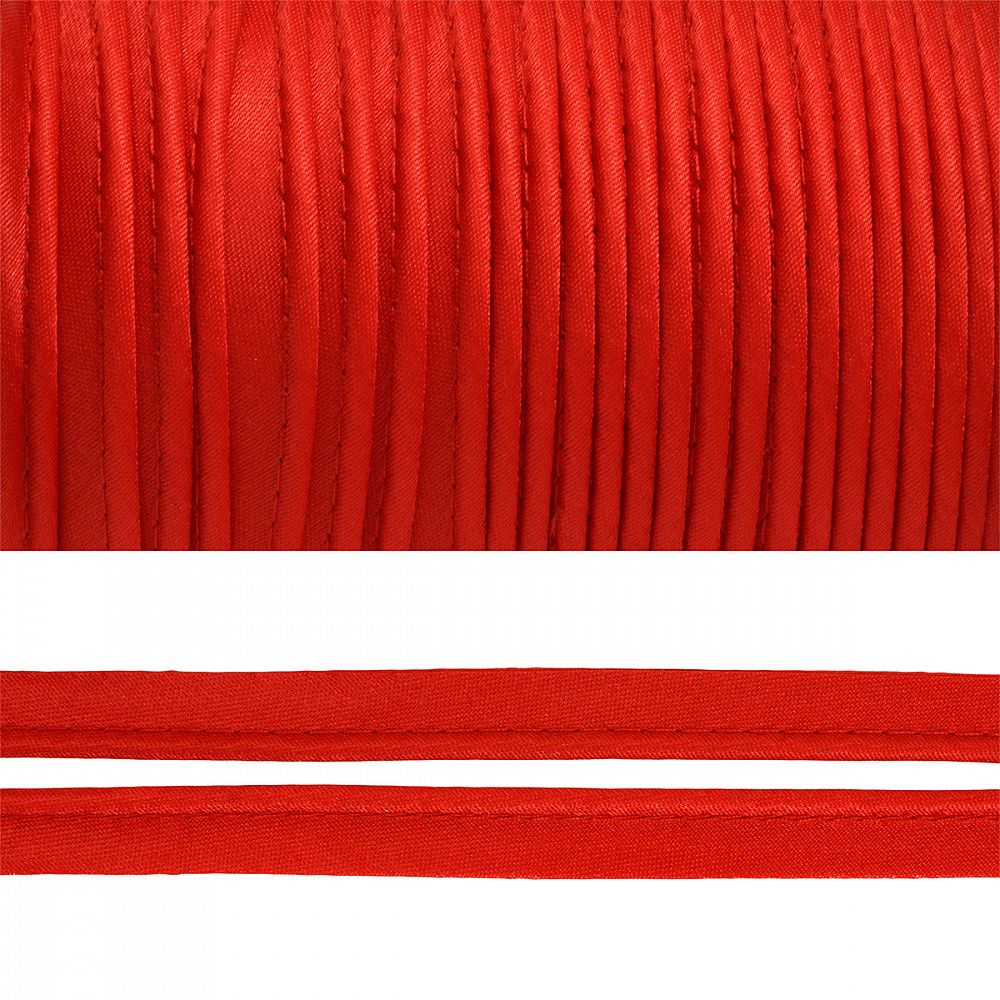 Кант атласный отделочный 11 мм, 65,8 м, F162 красный