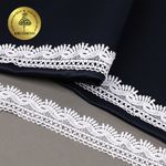 Кружево гипюр (плетёное) 40 мм, TR.16GB2005, 1 белый, 9м, Kruzhevo