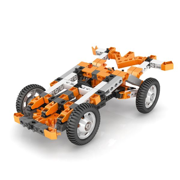 Конструктор пластиковый 50 моделей, с мотором 159 элемент, Поделкин PKE-07