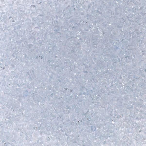 Бисер Astra&Craft 11/0 (2.1 мм), 200 г (10х20 г), цв. 12А св. голубой/прозрачный