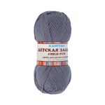 Пряжа Камтекс Детская забава / уп.10 мот. по 50 г, 140 м, цв.169 серый