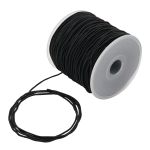 Резинка шляпная (шнур эластичный) ⌀1.5 мм / 100 метров, 0370-0301, черный