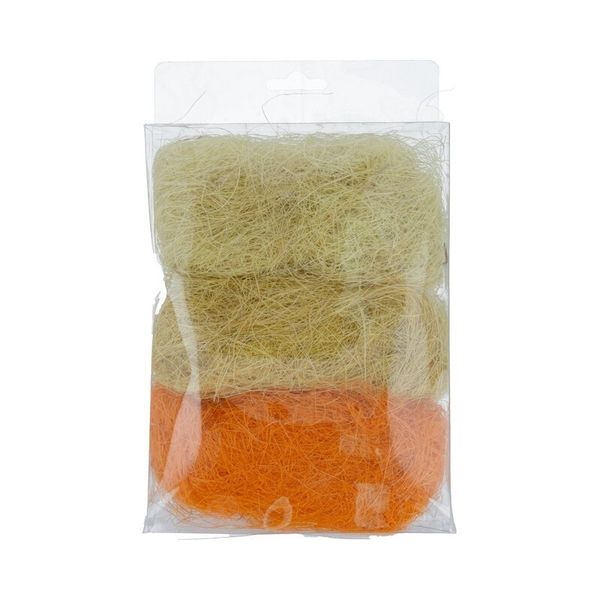 Сизалевое волокно 30 г,±3 г, 02 Св. желтый/желтый/оранжевый, Blumentag BMG-30 MIX