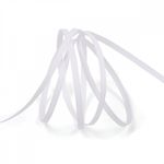 Лента репсовая (в рубчик) 3.0 мм / 91.44 метра, цв. 029 белый