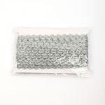 Тесьма отделочная 20 мм / 13.71 метров, TBY 907 цв.серебро