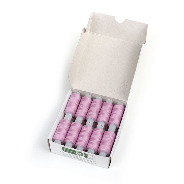 Нитки армированные ПНК им.Кирова 45ЛЛ, бытовые, 200 м / 20 кат., 1604 роз.сиреневый