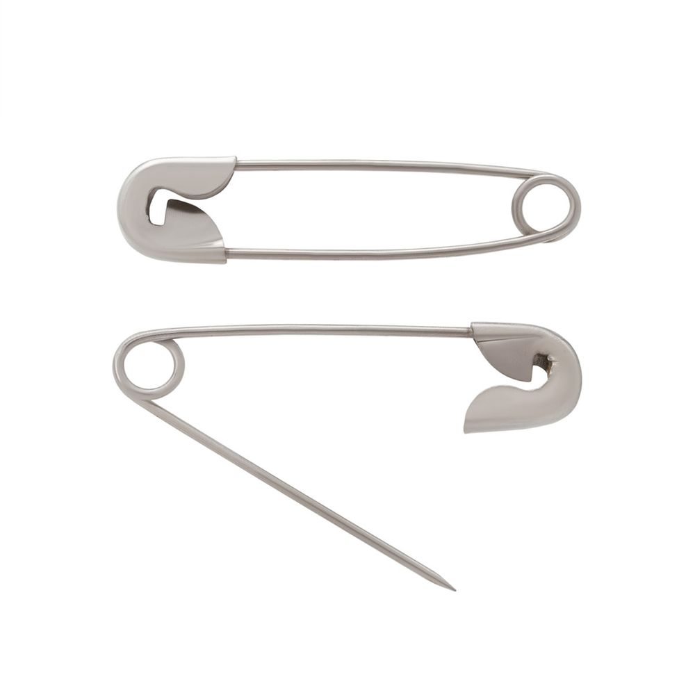 Булавки английские l=18 мм, 1728 шт, никель, 0333-5400