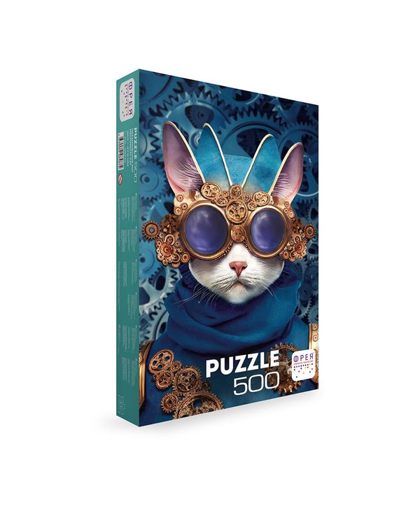 Пазл 500 элементов, Механический кот, PZL-500/40, Фрея