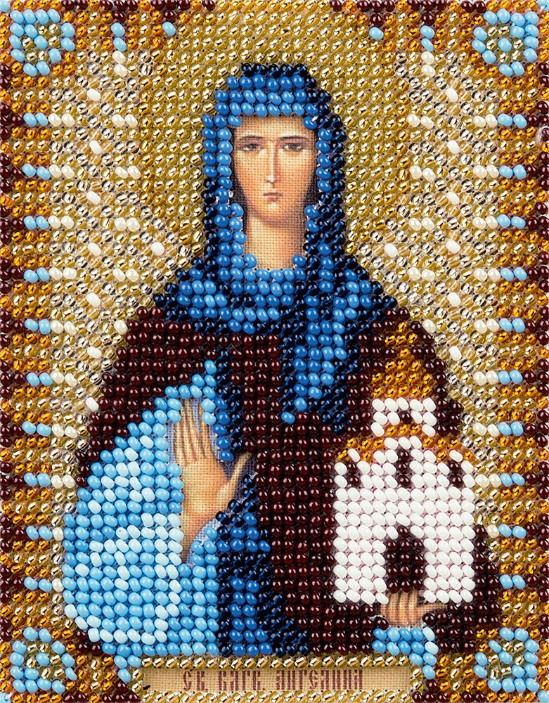 Panna, Икона Святой преподобной Ангелины Сербской, 8,5х11 см