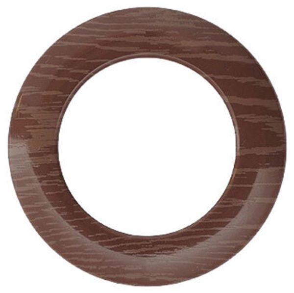 Люверсы шторные ⌀35 мм, с рисунком, 10 шт, 23К венге, Gamma