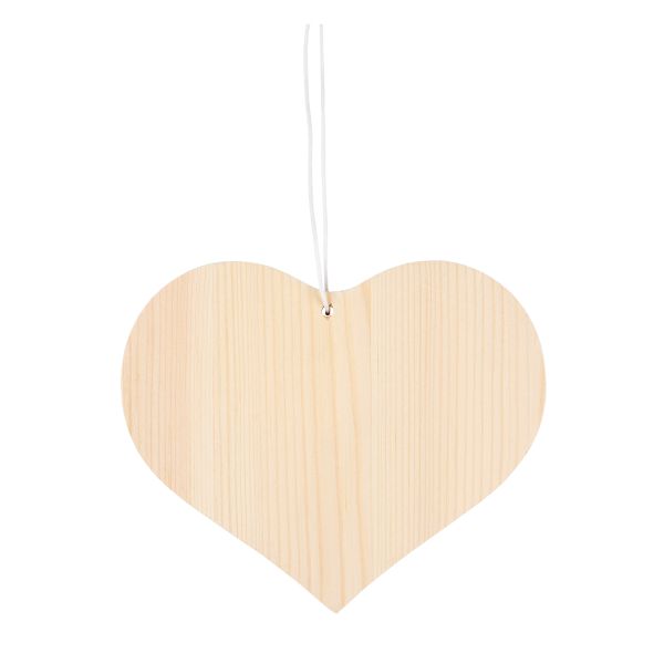 Заготовка деревянная Заготовка на подвесе, сосна, Сердце 2, 9см, МН-54 Mr.Carving