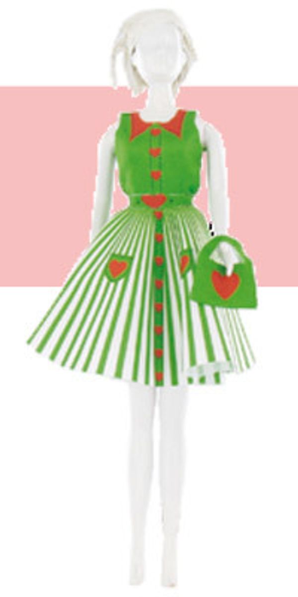 Одежда для кукол DressYourDoll, №3. Peggy Hearts