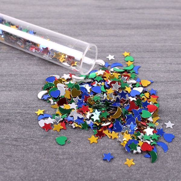 Декоративные фигурные звездочки ассорти 12 шт