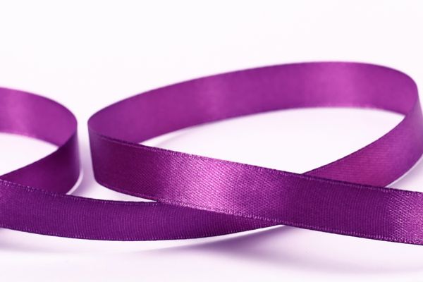 Лента атласная 1-сторонняя 12.0 мм / 33±2 метра, 143 фиолетовый, Gamma