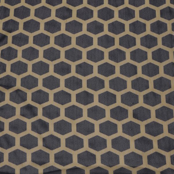 Сетка бельевая эластичная 100 г/м², шир.160 см / 3 метра, принт Соты /SZ025816.14/