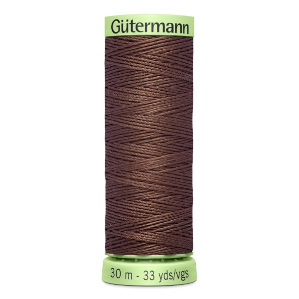 Нитки отделочные Gutermann Top Stitch, 30м, 446 сигнальный коричневый, 5 катушек