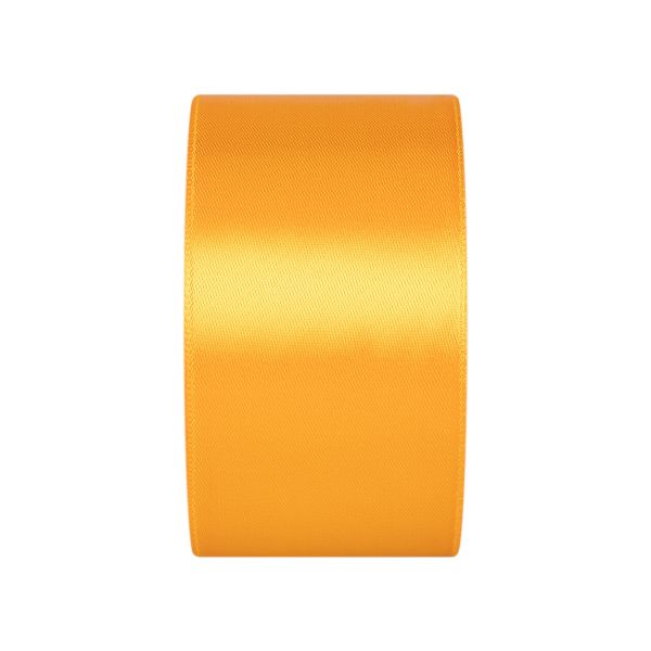 Лента атласная 1-сторонняя 50.0 мм / 33±2 метра, 064 желтый, Gamma
