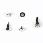 Винт кобурный металл ⌀9.5 мм, h16 мм, никель мет конус, 50 шт