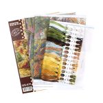 Набор для вышивания нитками МП Студия, Домик на пригорке, 40х50 см