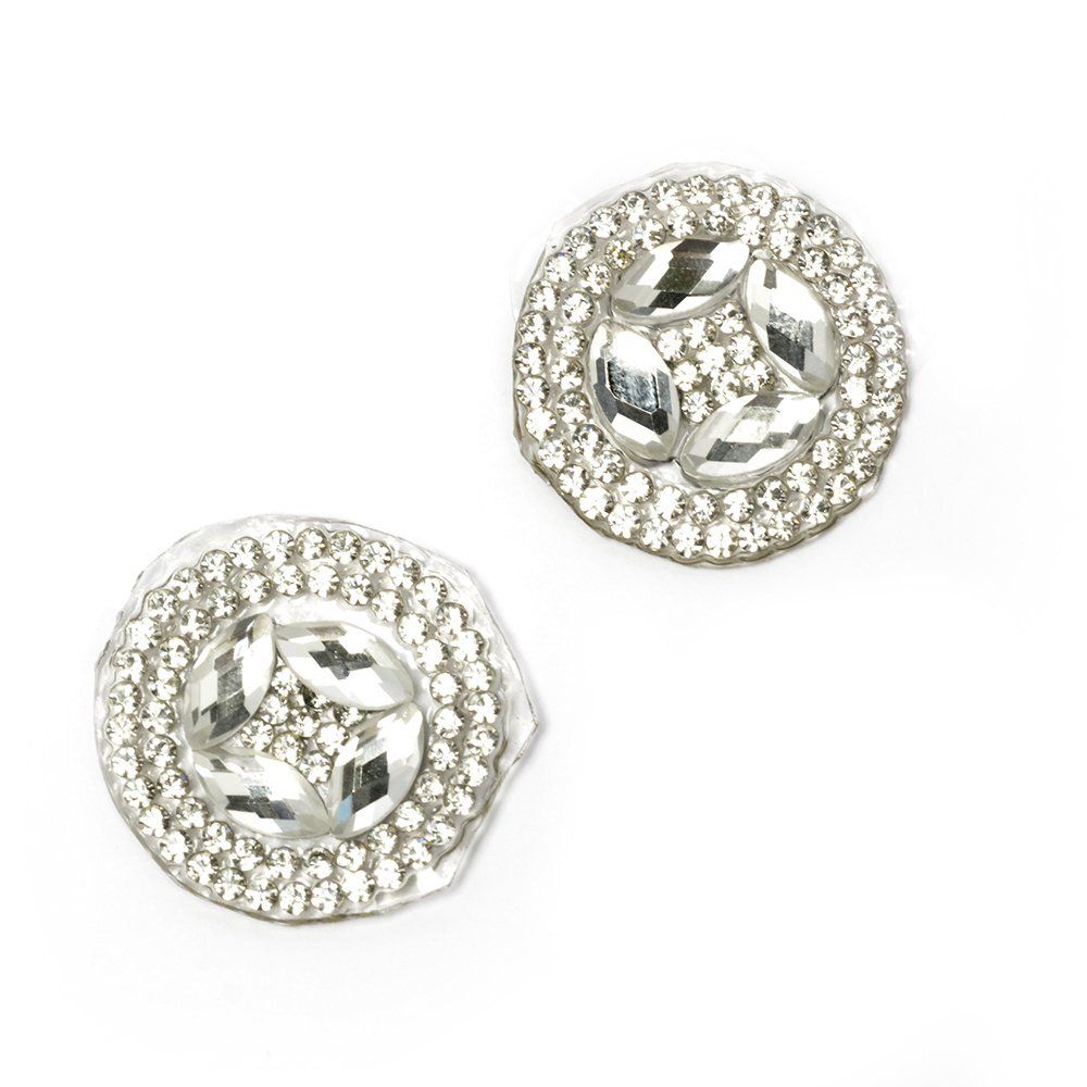 Термоаппликация со стразами TESORO CRYSTAL арт.TS.UH806.01 d25 мм, 2 шт