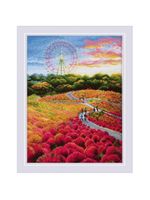 Набор для вышивания нитками Риолис, Парк Хитачи, 30х40 см